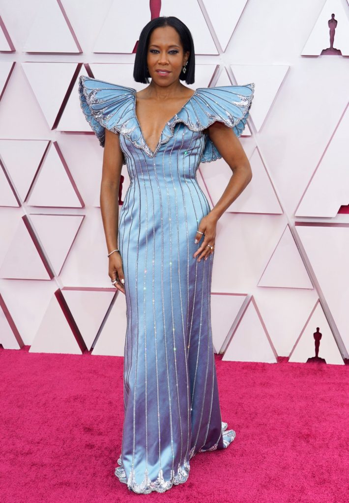 Regina King in Louis Vuitton and Forevermark jewellery