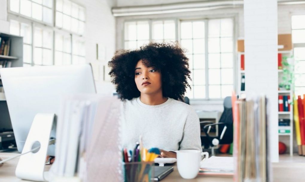 black woman at work