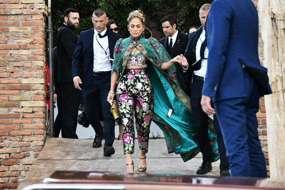 Jennifer Lopez at Dolce & Gabbana Alta Moda Show