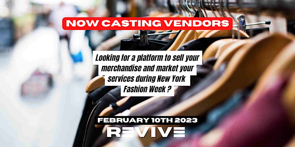 Selling Merchandise at New York Fashion Week