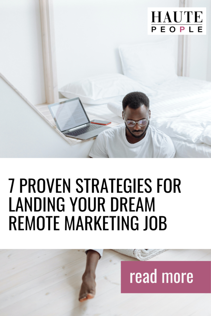 tips for getting a remote job