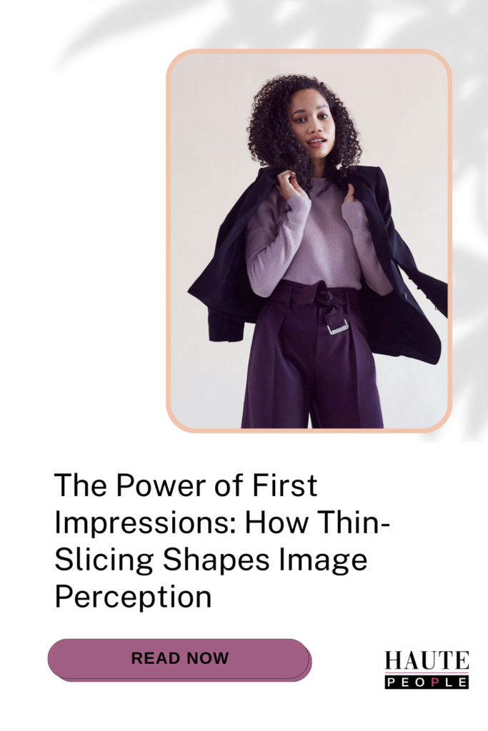 Thin Slicing in Personal Image