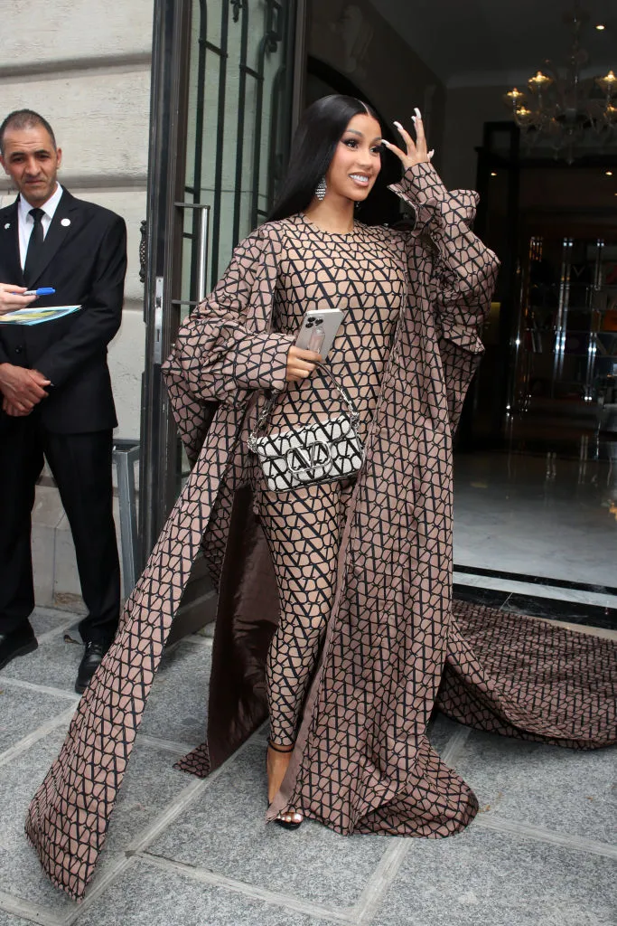 Cardi B Hermes Paris