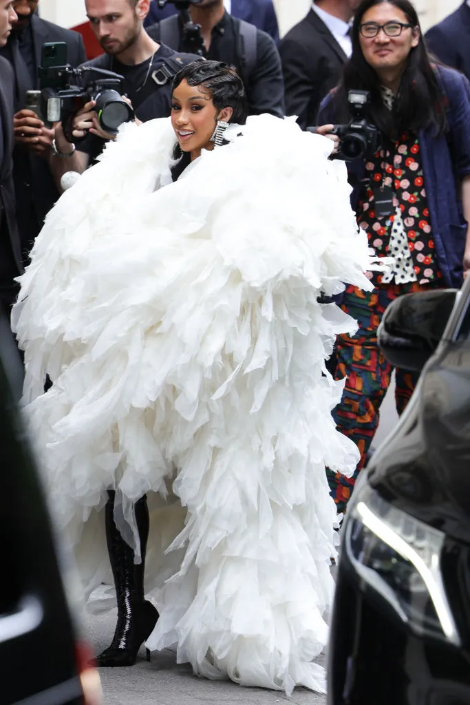Cardi B Balenciaga Paris